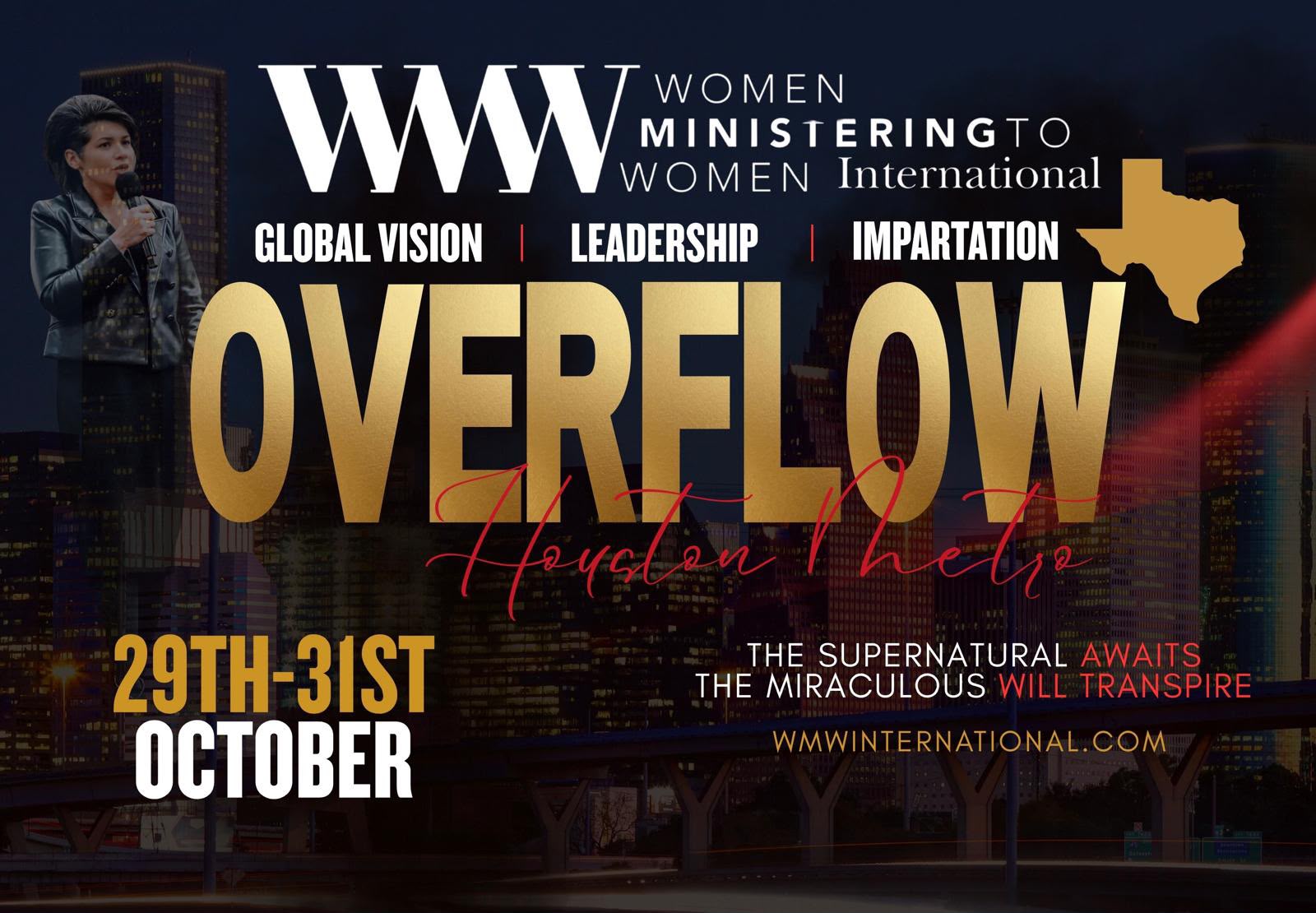 Overflow Houston Metro 29th-31st October